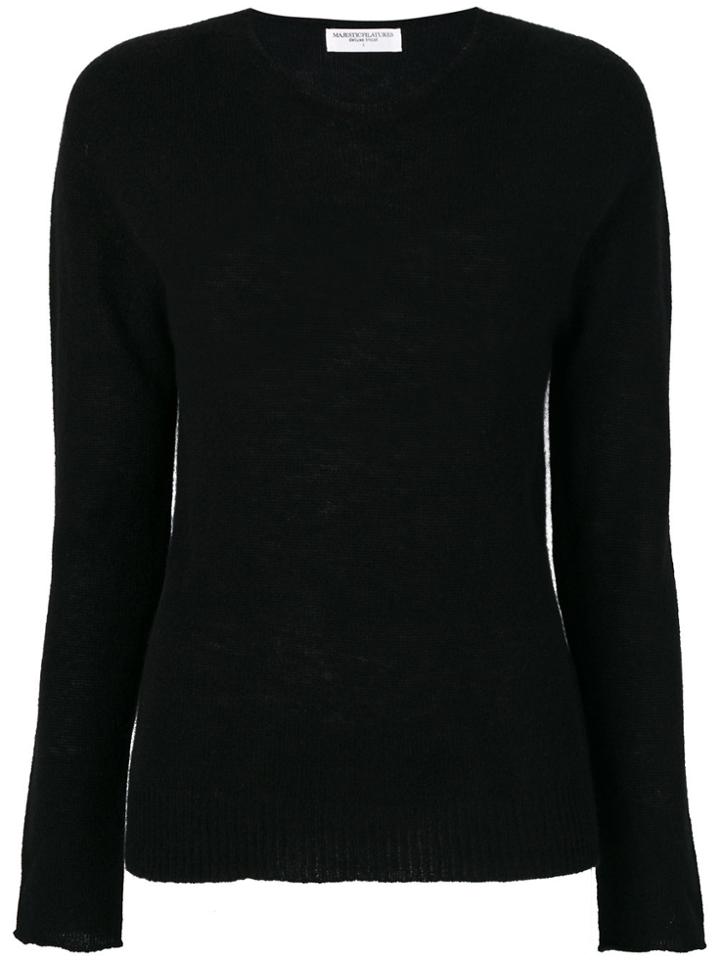 Majestic Filatures Cashmere Jumper - Black