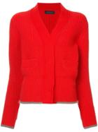 Eudon Choi Knitted Sheila Cardigan - Red