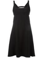 T By Alexander Wang Square Neck Dress, Women's, Size: 6, Black, Polyester