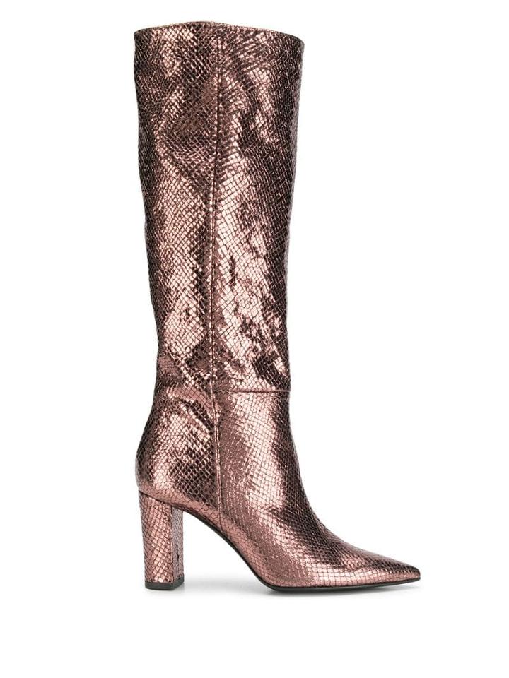 Marc Ellis Metallic Knee-length Boots - Brown