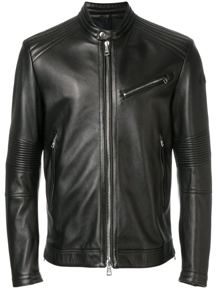 Moncler Elorn Biker Jacket - Black