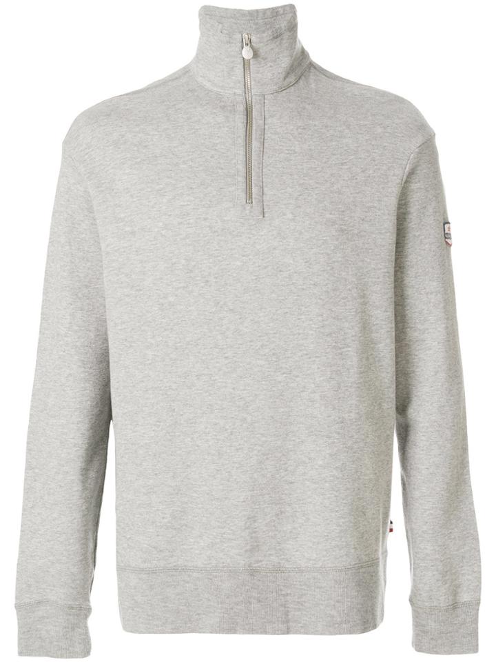 Perfect Moment Front Zipped Jumper - Grey