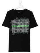 Stella Mccartney Kids Teen Logo Printed T-shirt - Black