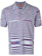 Missoni Graphic Knit Polo Shirt - Multicolour