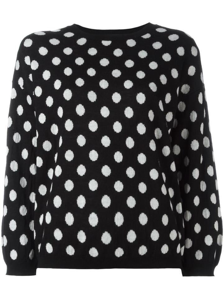 Société Anonyme Polka Dot Pullover, Women's, Size: 40, Black, Cashmere/merino