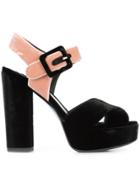 Deimille Buckled Sandals - Black
