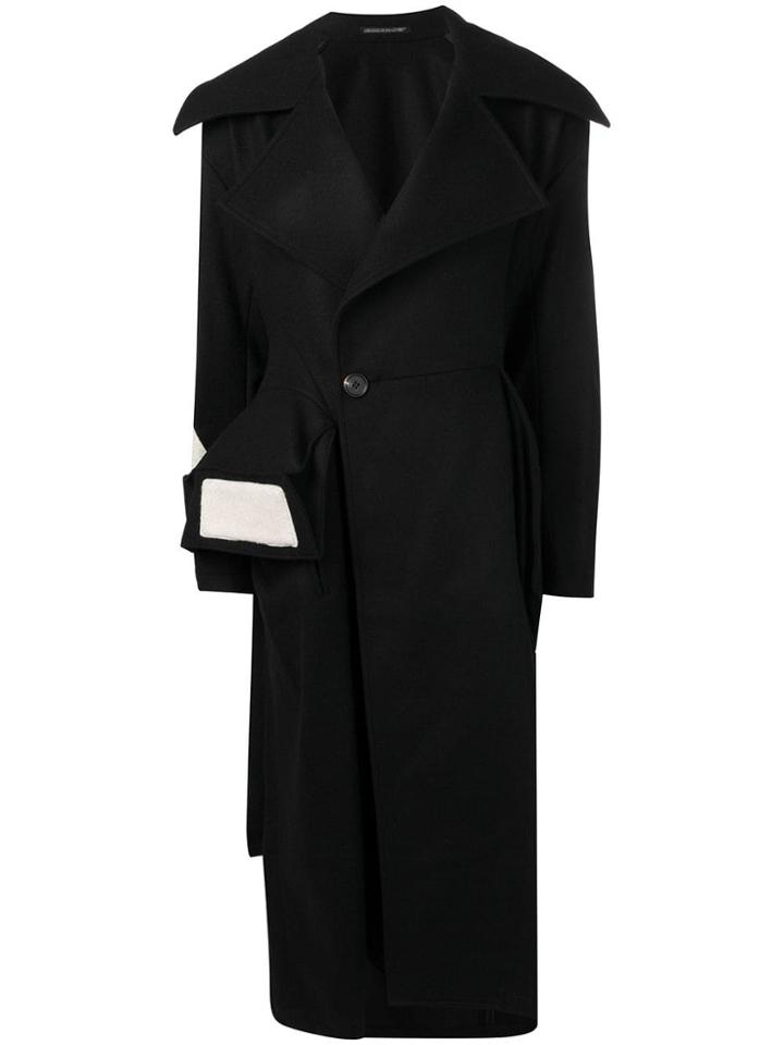 Yohji Yamamoto Double Buttoned Coat - Black