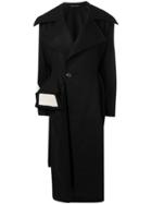 Yohji Yamamoto Double Buttoned Coat - Black