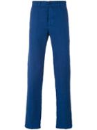 Massimo Alba - 'winch' Trousers - Men - Cotton/linen/flax - 50, Blue, Cotton/linen/flax