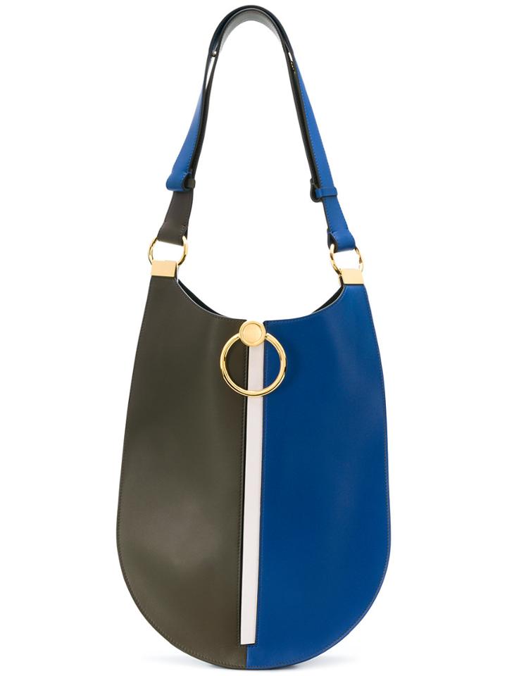 Marni Bicolour Shoulder Bag - Brown