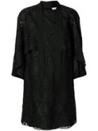 Fendi Daisy Motif Dress - Black