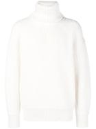 Tom Ford High Neck Knit Sweater - White