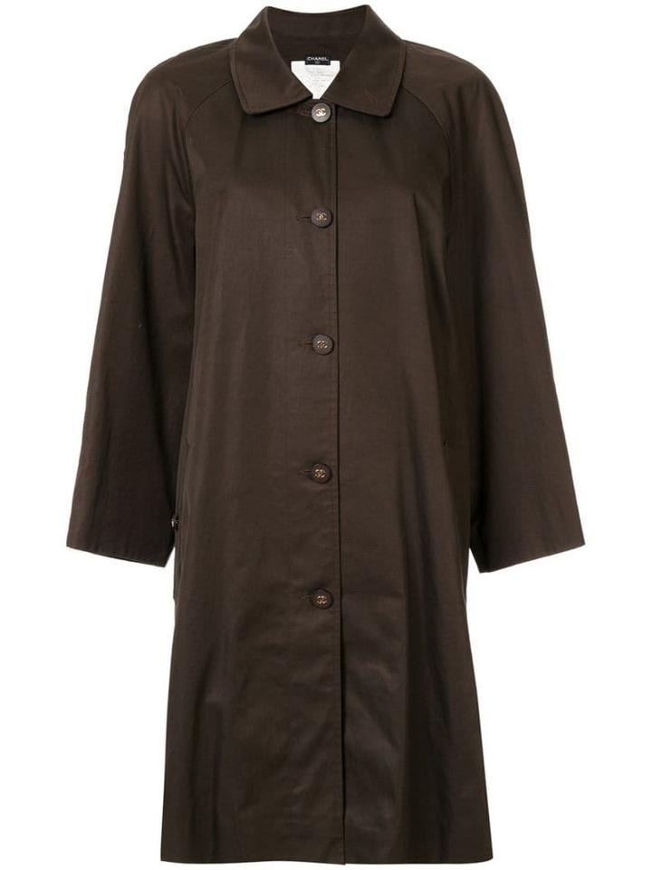 Chanel Pre-owned Oversized Coat - Brown