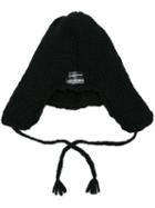 Yohji Yamamoto Pilot Knit Hat, Men's, Black, Wool