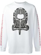 Marcelo Burlon County Of Milan Ponce Longsleeved T-shirt, Men's, Size: Medium, White, Cotton/polyester