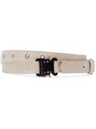 Mackintosh Alyx Beige Bonded Cotton Rollercoaster Belt - Neutrals