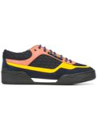 Stella Mccartney Textured Block Panel Sneakers - Black