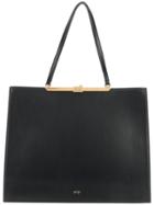 No21 Square-shape Tote Bag - Black