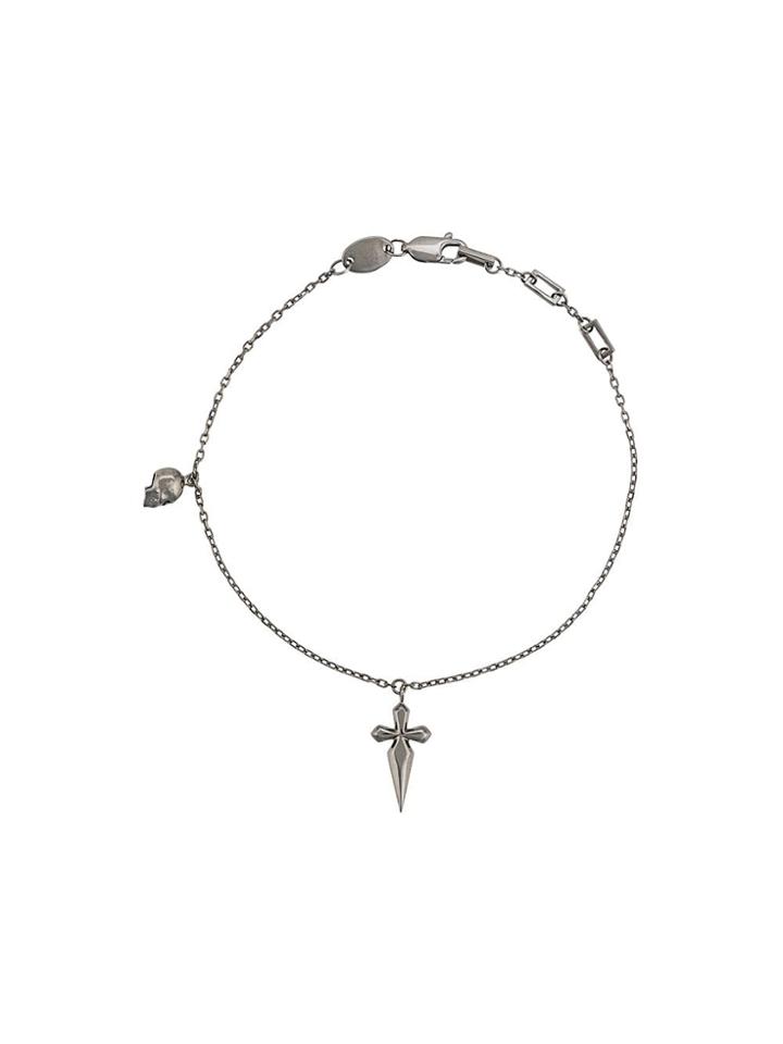 Northskull Cross Sword Bracelet - Silver