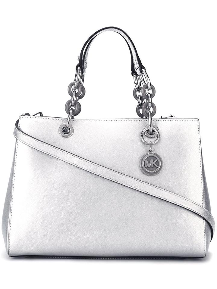 Michael Michael Kors Medium 'cynthia' Satchel, Women's, Grey