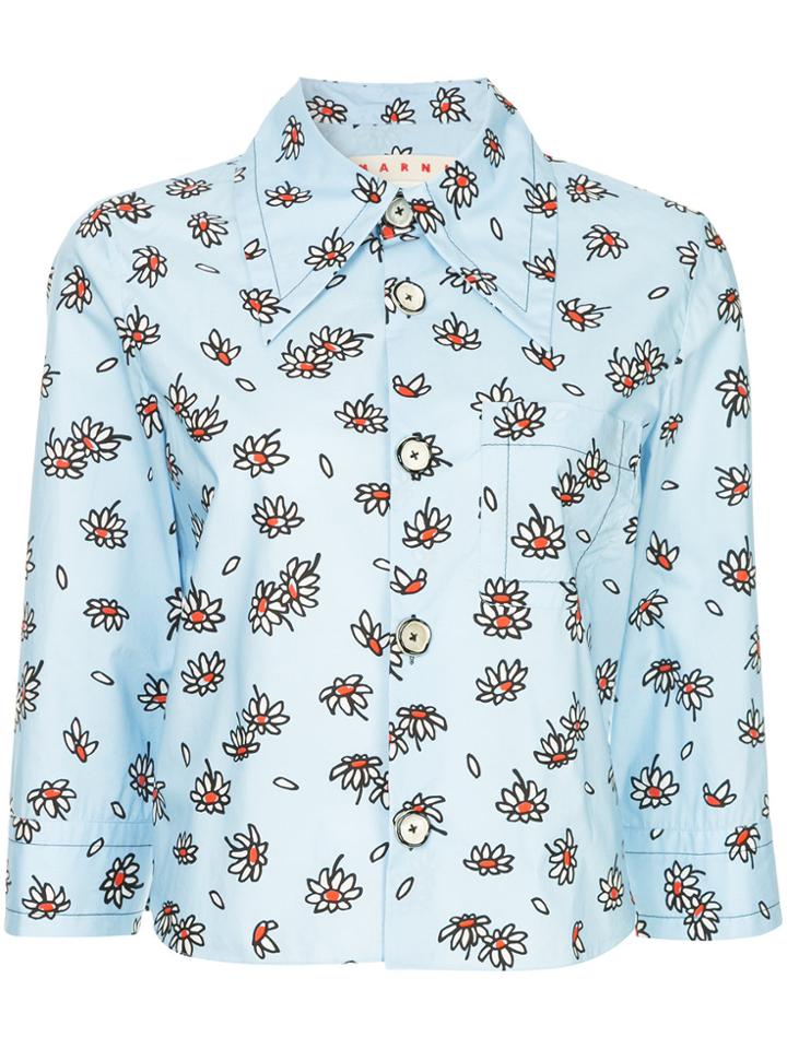Marni Floral Blouse - Blue