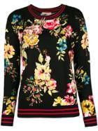 Twin-set Floral Sweater - Black