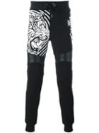 Philipp Plein 'tribal' Track Pants, Men's, Size: Medium, Black, Polyurethane/polyester/cotton