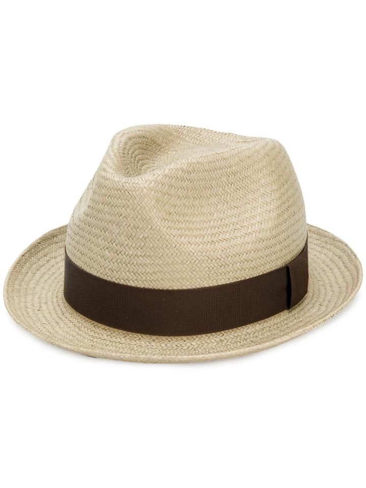 Paul Smith Panama Hat - Nude & Neutrals