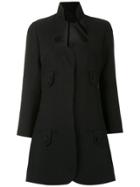 Andrea Bogosian Panelled Coat - Black