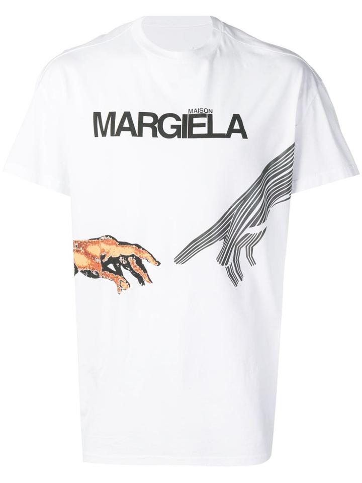 Maison Margiela Hands Print T-shirt - White