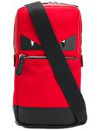 Fendi Bag Bugs Crossbody Backpack - Red