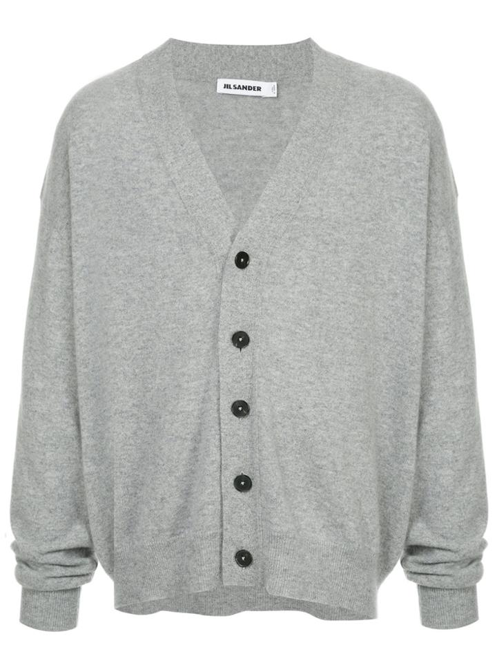 Jil Sander Slouchy Cardigan - Grey