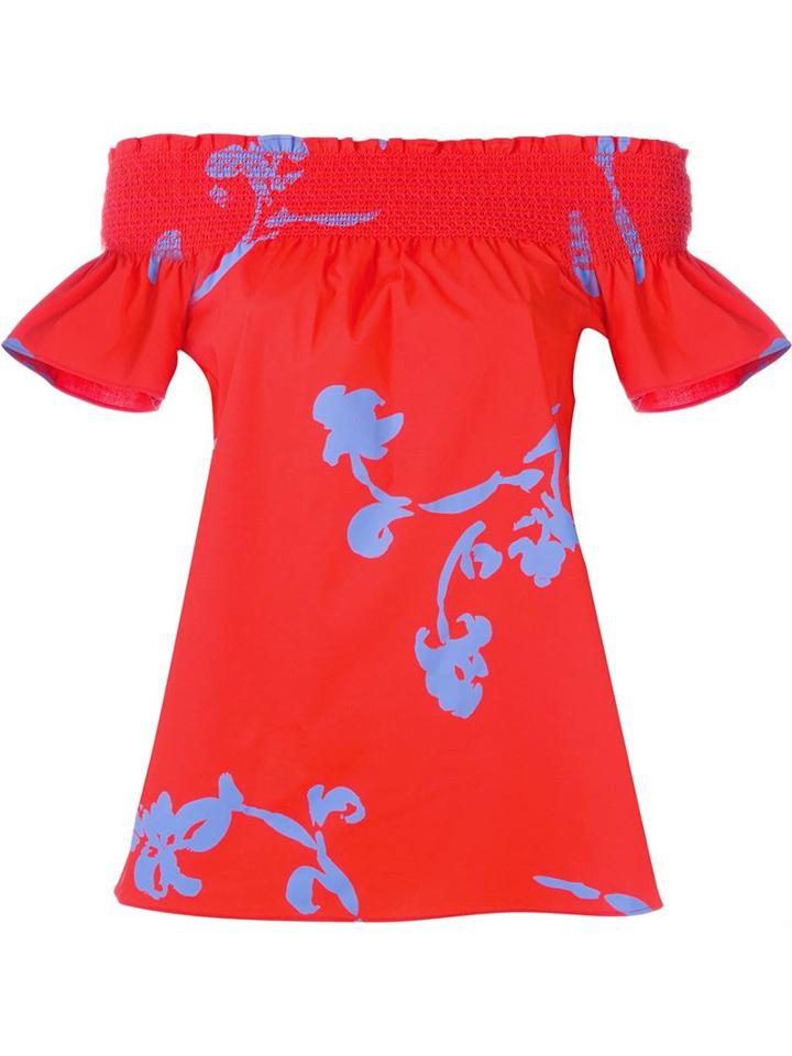 Tory Burch Flower Print Top