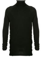 Forme D'expression High Neck Knit Sweater - Black