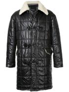 3.1 Phillip Lim Faux Shearling Lined Quilted Coat - Black