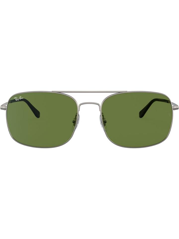 Ray-ban Rb3611 Square Sunglasses - Metallic