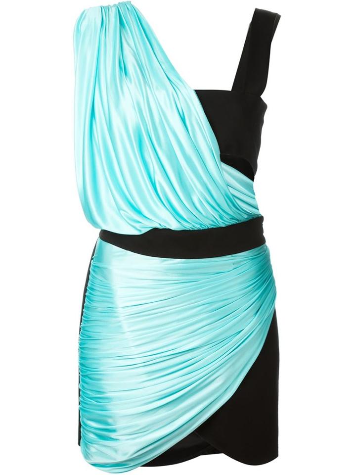 Fausto Puglisi Drape Over Bralette Dress