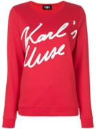 Karl Lagerfeld Karl's Muse Sweatshirt - Red