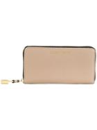 Marc Jacobs Logo Zip Around Continental Wallet - Neutrals
