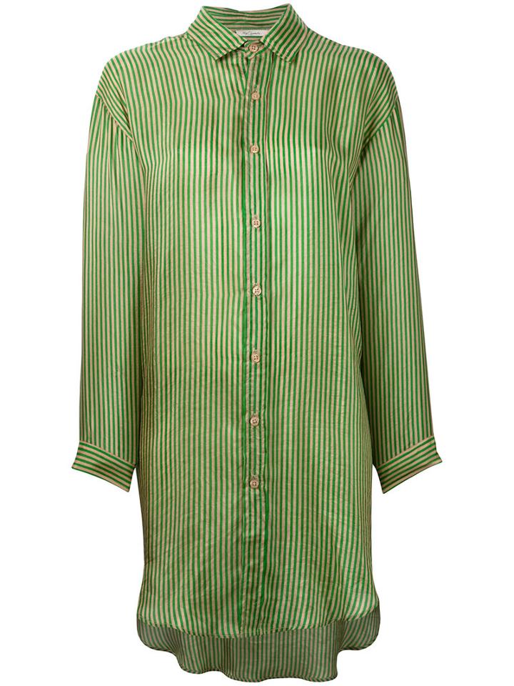 Mes Demoiselles - 'agassi' Shirt - Women - Silk - 1, Women's, Green, Silk
