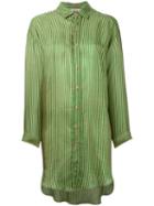 Mes Demoiselles - 'agassi' Shirt - Women - Silk - 1, Women's, Green, Silk