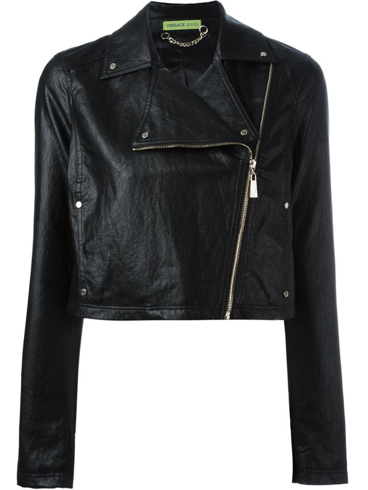 Versace Jeans Zip Up Jacket - Black