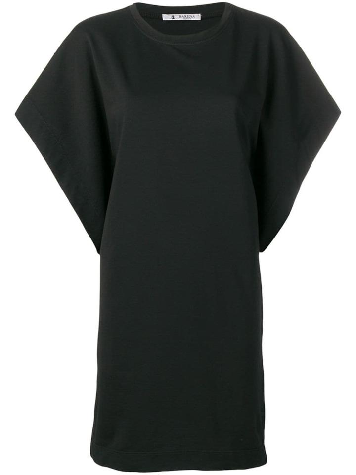 Barena Wide Sleeved Dress - Black