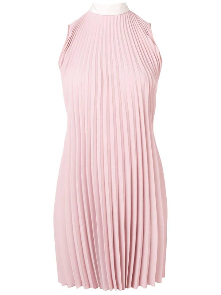 Red Valentino Pleated Short Dress - Pink