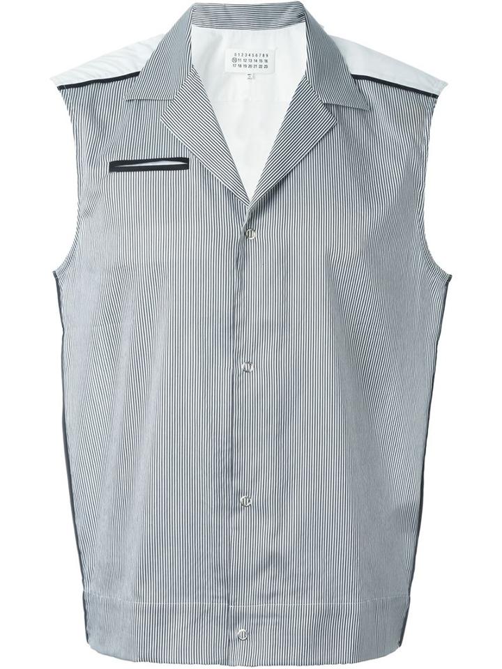 Maison Margiela Sleeveless Bowling Shirt