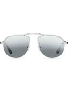 Prada Teddy Foldable Aviator Sunglasses - Grey