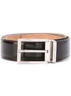Salvatore Ferragamo Buckled Belt, Men's, Size: 115, Brown, Leather