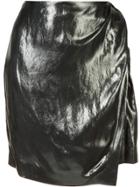 Iro Wrap Front Skirt - Metallic