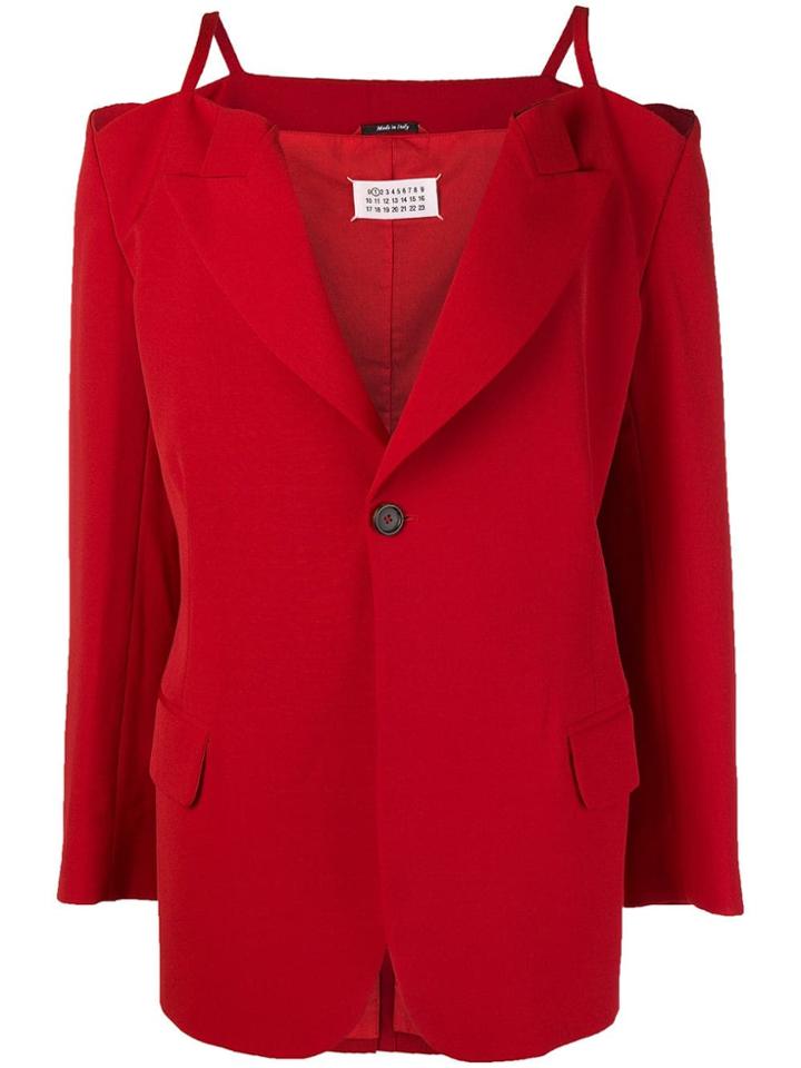 Maison Margiela Staghetti Straps Jacket - Red