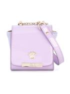 Young Versace Medusa Flap Shoulder Bag, Girl's, Pink/purple
